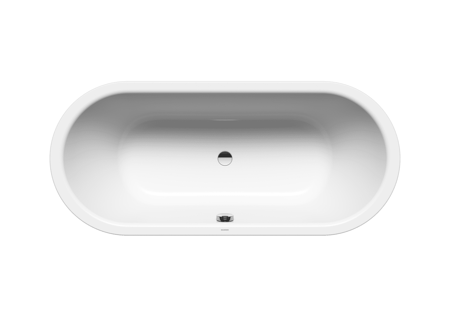 KA BW CLASSIC DUO OVAL Mod.113,1700x750 mm,alpinweiß,Perl-Effekt
