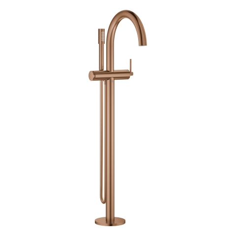 GROHE EH-Wannenbatterie Atrio 24368 FMS Bodenmontage warm sunset gebürstet