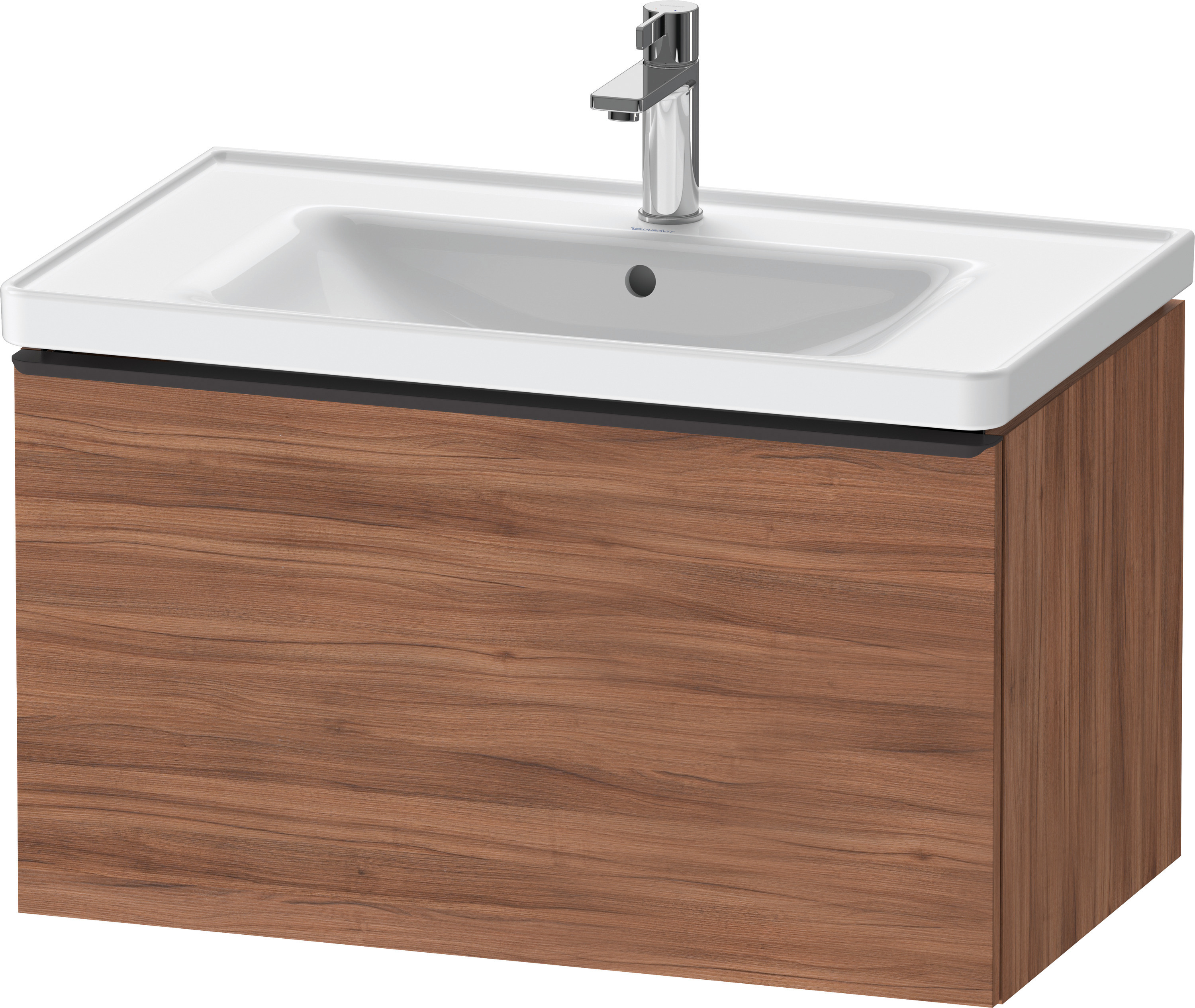 Duravit D-Neo WTU,Wdh,Ausz:1,Gr:Diamant Schw. 784x452x440mm,Nussbaum Matt, Dekor