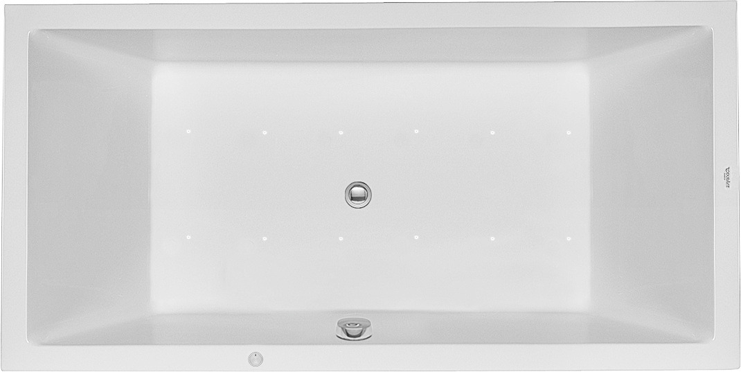 DU Whirlwanne Starck 1800x900mm Einbauvers.,2RS,m.ÜL,Air-System,weiß