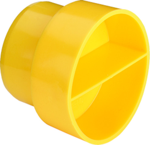 Viega Stopfen 8310.39 in DN45 Kunststoff gelb RAL 1004
