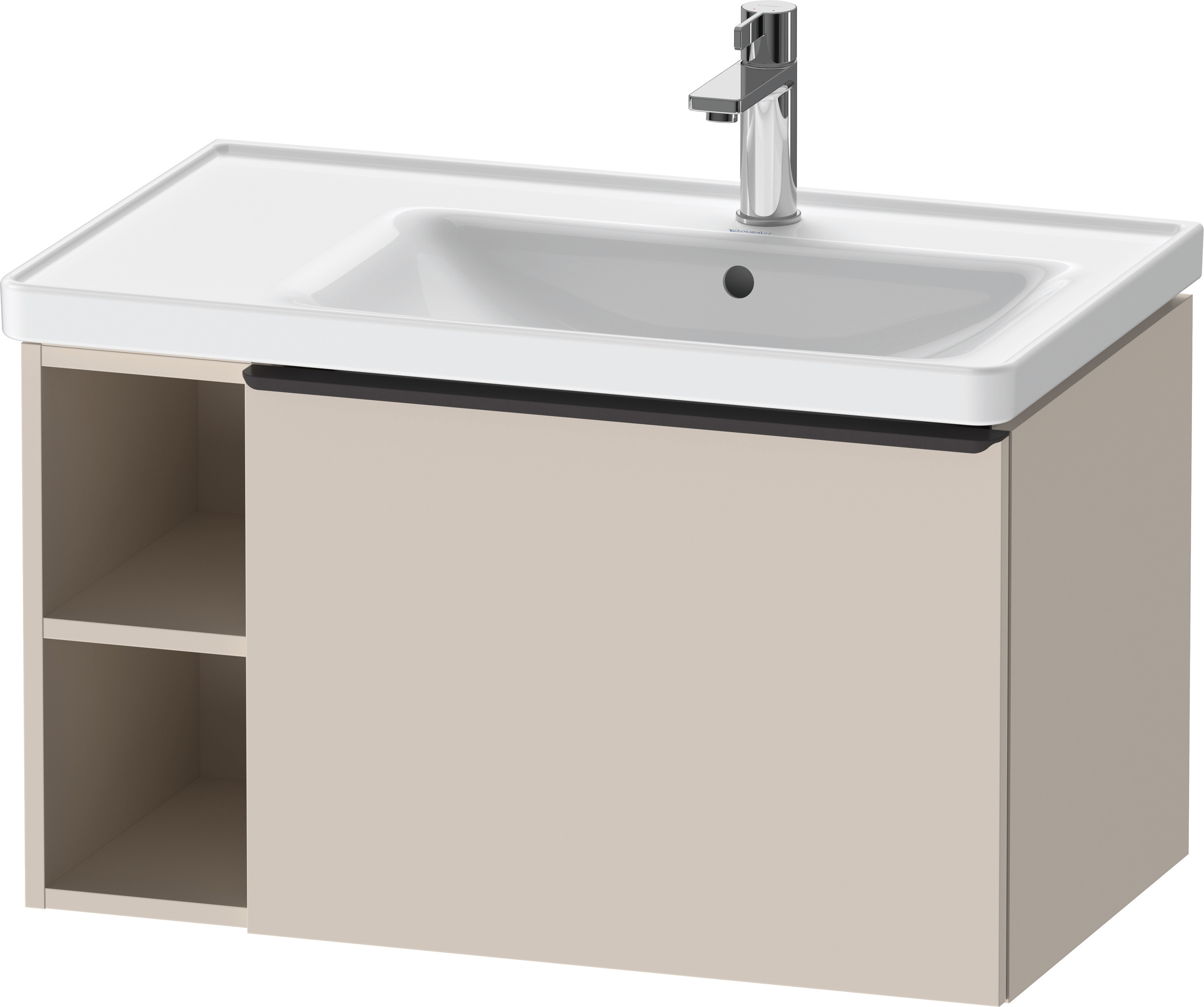 Duravit D-Neo WTU,Wdh,AZ:1,Fä.LI:2,Gr:Dia.Sch 784x452x440mm,Taupe Matt, Dekor