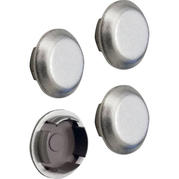 Geberit Set Deckkappen, silberfarben