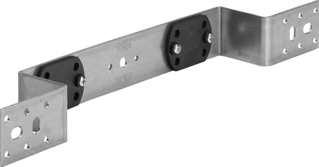 Viega Halterung 2021.7 in 370x230x40mm Stahl verzinkt