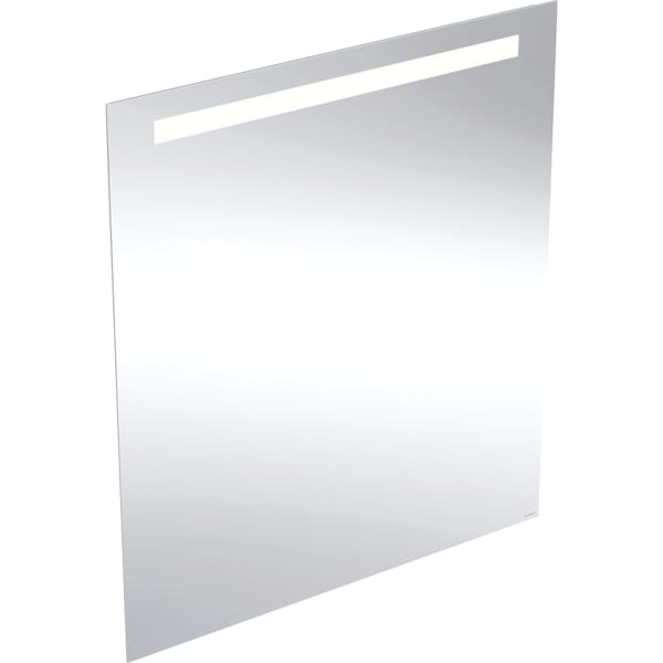 Geberit Option Basic Lichtspiegel, eckig Beleuchtung oben, 80x90x3cm, alu. elox