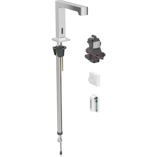 Geberit Brenta WT-Arm., Standmont., Generator für UP-Funkt.Box, m.Misch., hgl.verchr.
