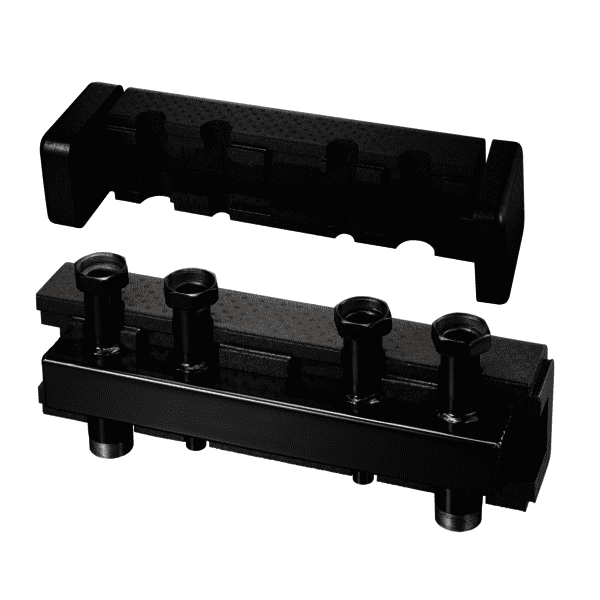 OVENTROP-Verteilerbalken für Regumat DN 32, für 4 Heizkreise, Stahl