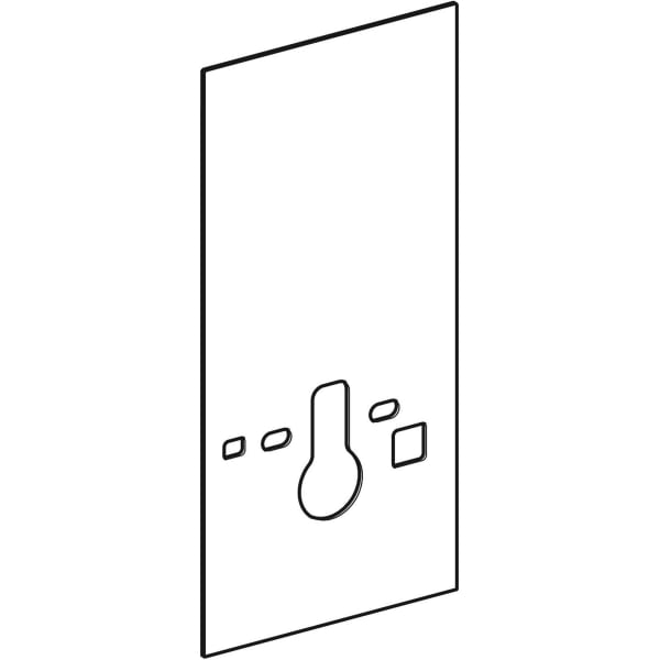 Geberit Frontverkleidung für Geberit Monolith für AquaClean8000/8000+, 101cm Glas schw