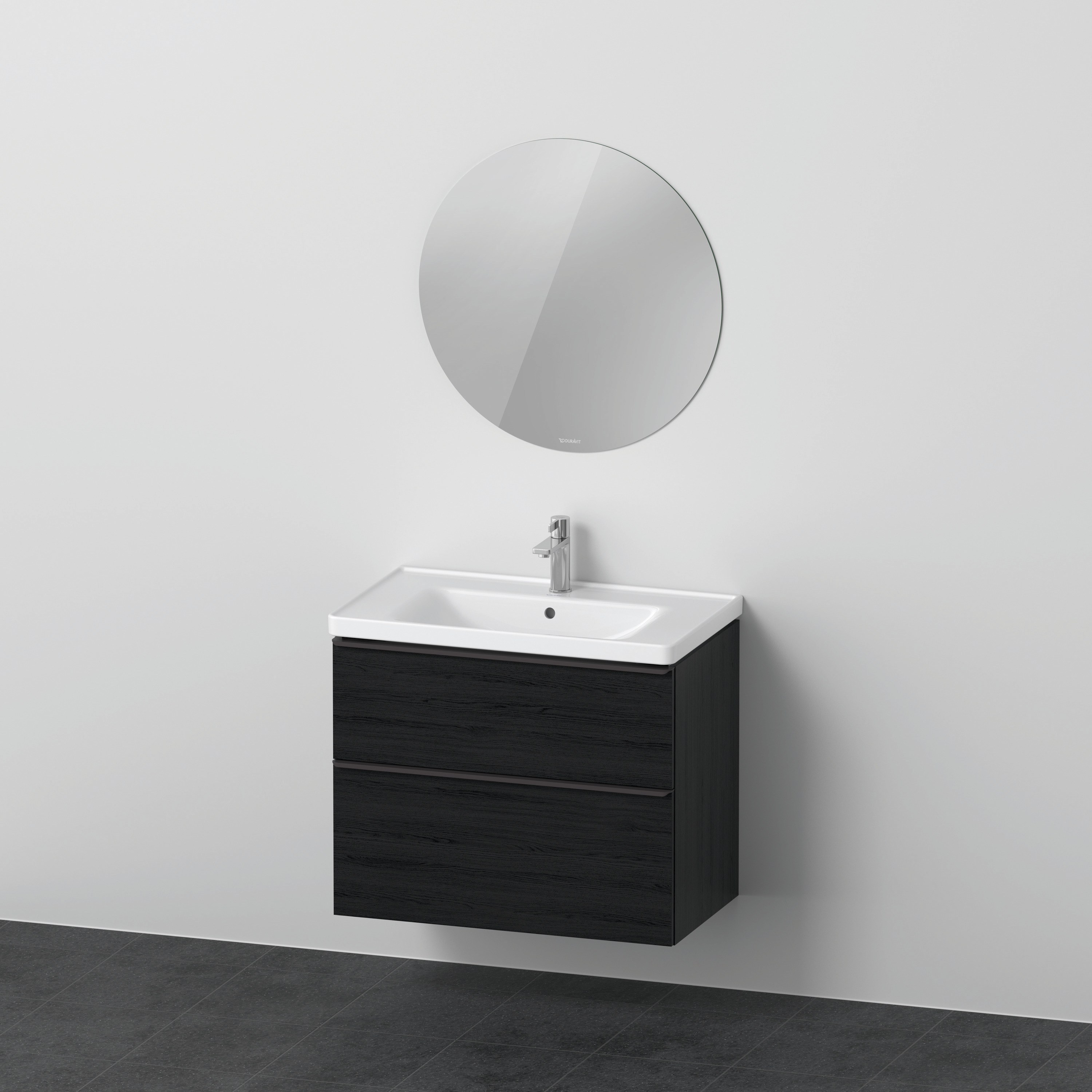 Duravit D-Neo Möbel-Set wandh. 800x480mm WT,WTU Ausz 1,SBK 1,SP Rund, Eiche Sch.