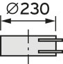 Vaillant Klemmband DN 225/160 Edelstahl für Abgassystem Fassade DN 160