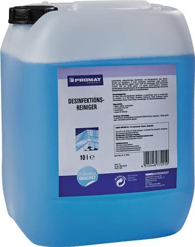 Desinfektionsreiniger 10l Kanister PROMAT CHEMICALS Desinfektionsreiniger 10l Kanister PROMAT CHEMICALS