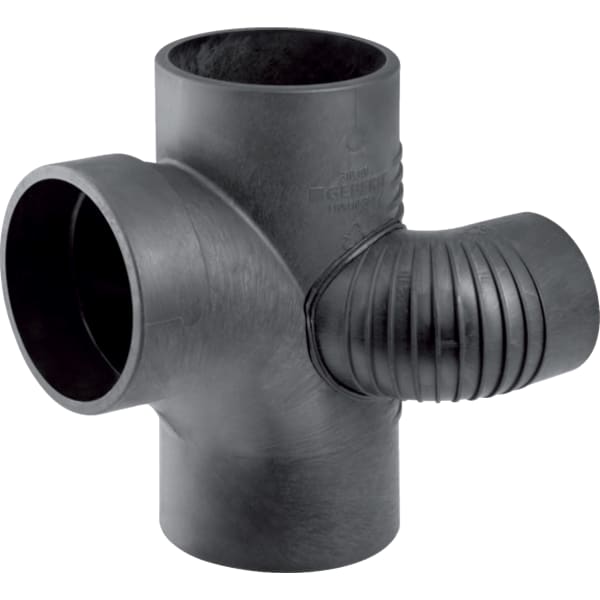 Geberit Silent-db20 Schachtbogenabzweig 88,5Gr links d110/90/75