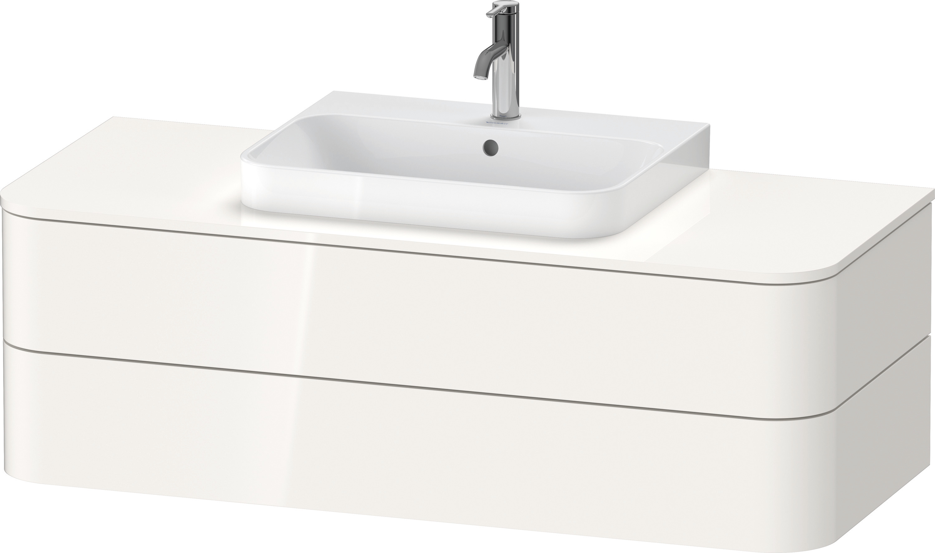 DU Happy D.2+ KWTU wh, 1300x550x408mm, Taupe smt, 2SK, f. 1WT Mi, tip-on