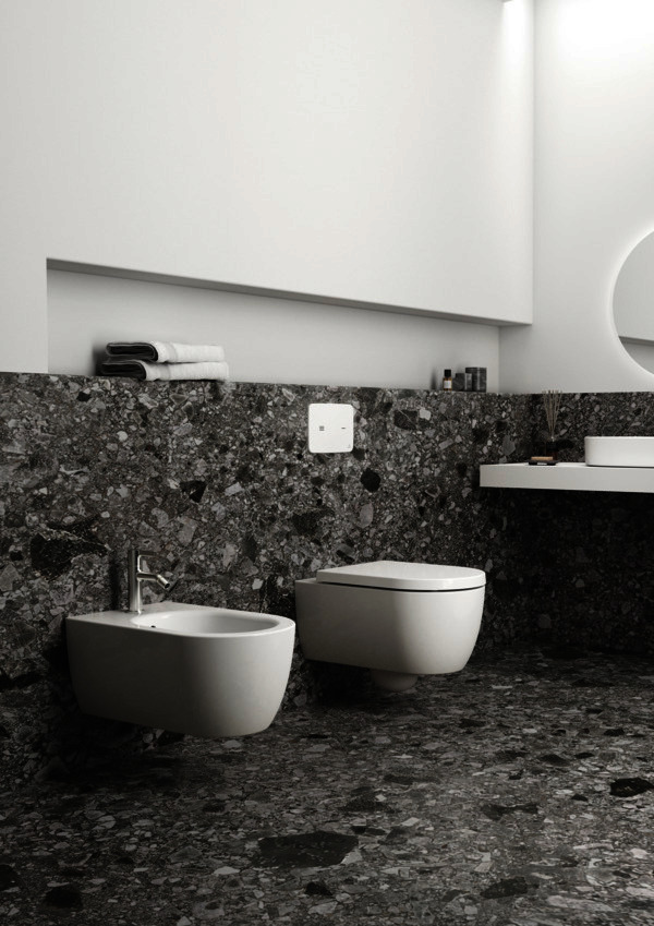 IS Wandtiefspül-WC Blend Curve AquaBlade 360x545x340mm Weiß