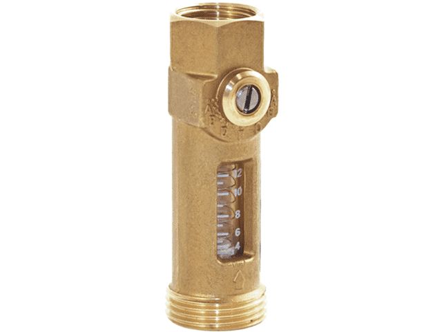 Taconova Regulierventil mess. DN 15 3/4x1/2" 0,6-2,4l/min, Nr. 223.1203.000