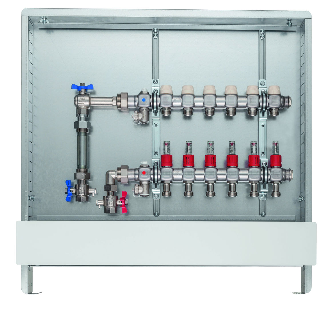 Kermi x-net teilmont. Verteilerschrank 03 US-110- 7Komfortverteiler-WZV-Re