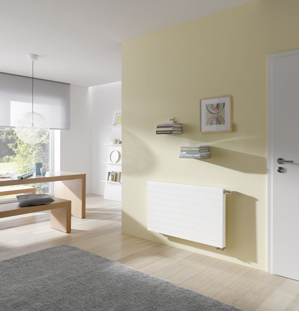Kermi Line-V Hyg T10 905x63x405 QN303, RAL9016, 10bar, Vent.li, o.Abd,BK