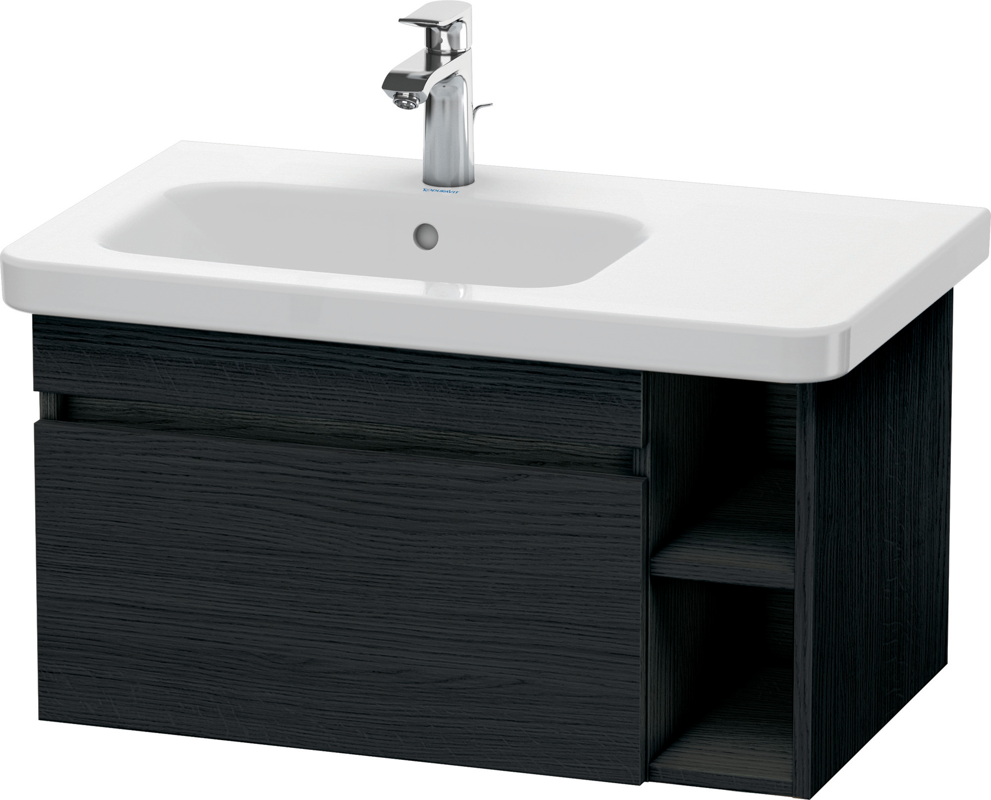Duravit WTU wandh. DuraStyle 448x730x398mm 1Ausz.,232580, Eiche Schwarz