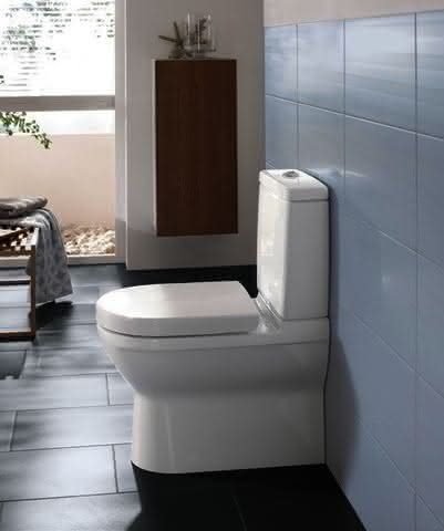 VB Tiefspül-WCKombi O.novo 360x640x400mm ov bodenst. Abg. waagr. Weiß Alpin