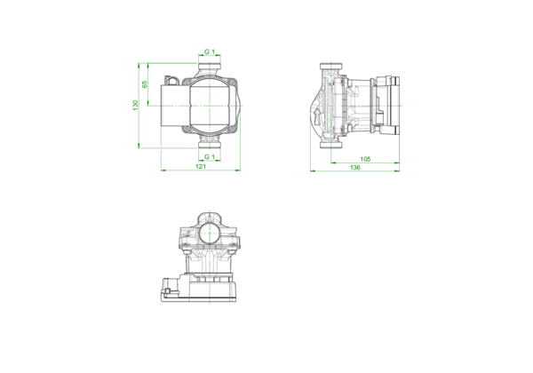 OVENTROP-Ersatzpumpe Speicherkreis für Regumaq X-25/X-45