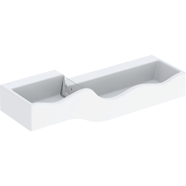 Geberit Bambini Spiel- und Waschlandschaft f. 3 WT-Armaturen o.Hl o.ÜL B=139cm re weiß Geberit Bambini Spiel- und Waschlandschaft f. 3 WT-Armaturen o.Hl o.ÜL B=139cm re weiß