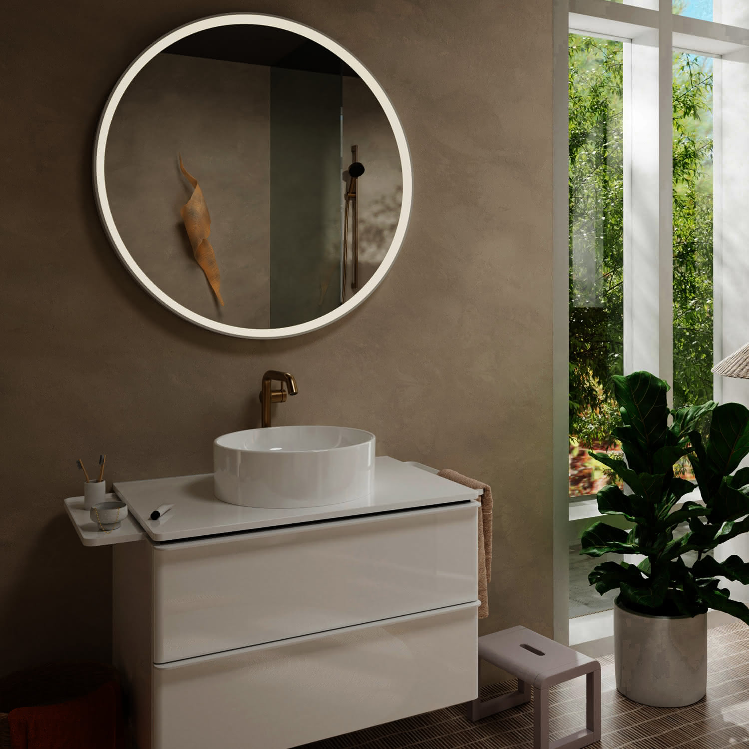 Hansgrohe WTM 240 Tecturis S Fine CoolStart ohne Ablaufgarnitur BBR