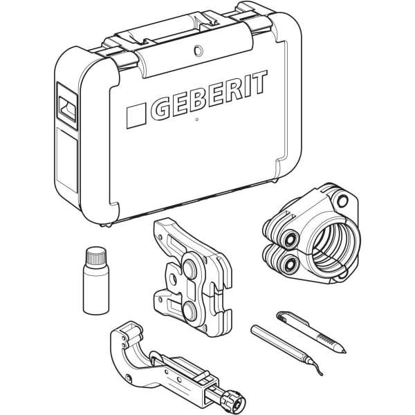 Geberit Mepla Pressschlingenset d63 in Koffer Geberit Kompatibilität (2)