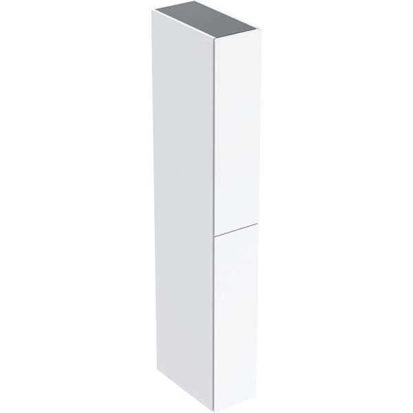 Geberit Hochschrank mit zwei Auszügen 24x180x48cm, weiß hgl.