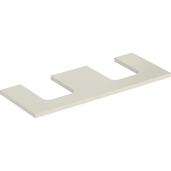 Geberit ONE WT-Pl. Aus re/li f. AWT Schalenf. 120x3x47cm, sandgrau hgl.