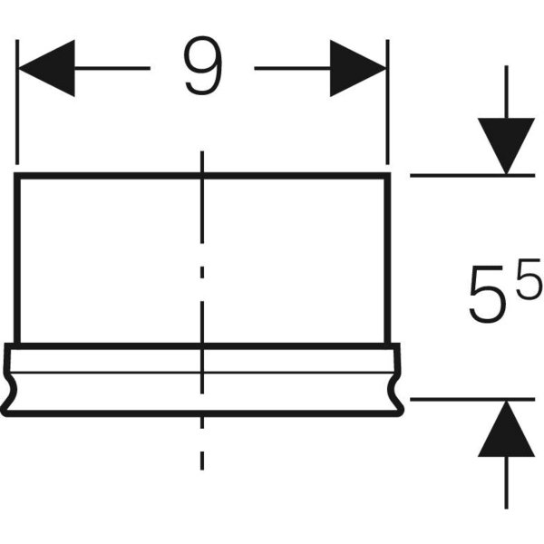 Geberit Pluvia Notüberlauf 19l/s