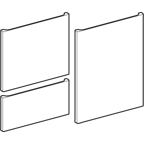 Geberit Schublade-/Front Set für Renova Plan Mittelhochschrank, Bj 2021, nussbaum