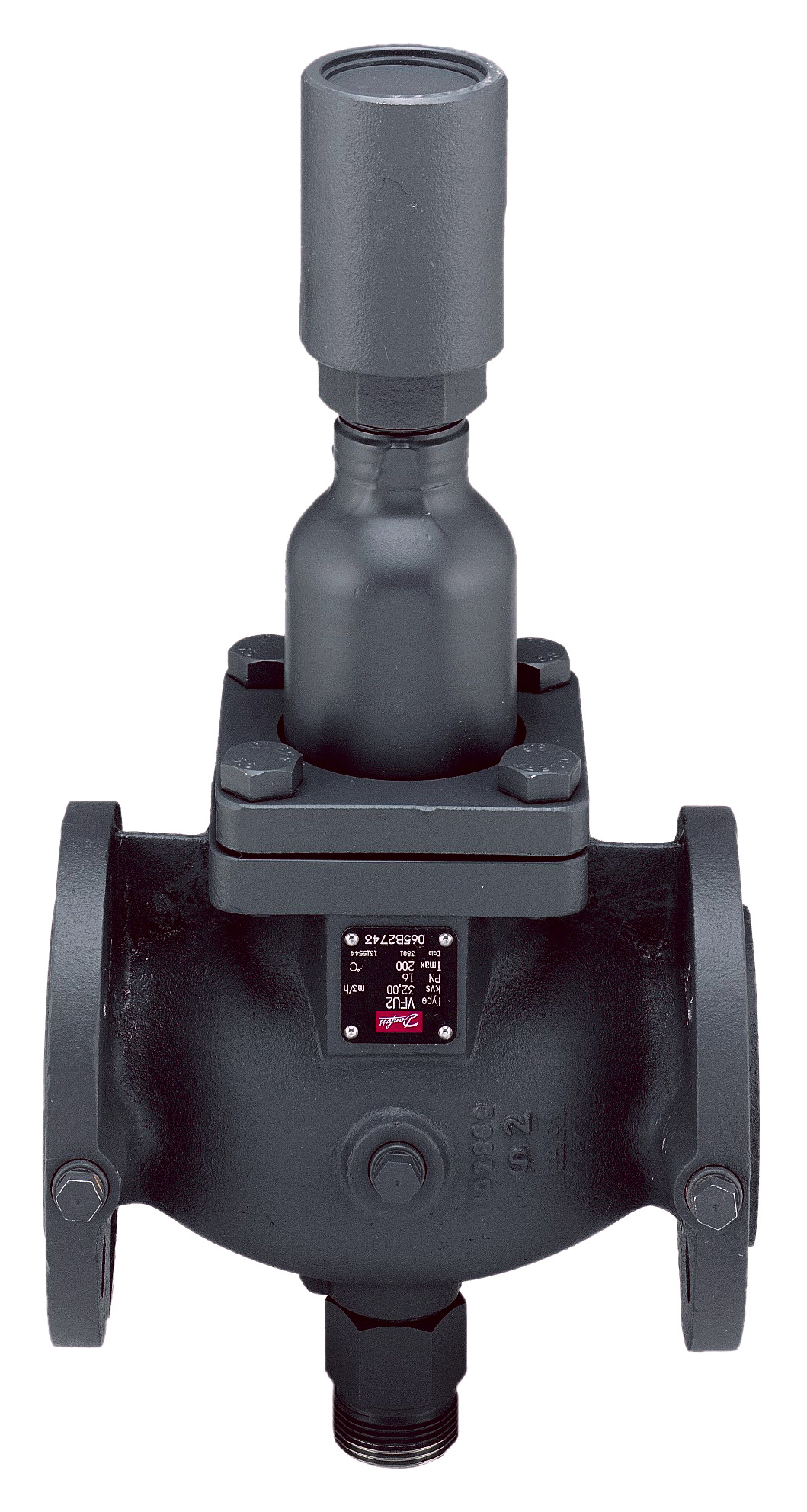 Danfoss Durchgangsventil VFU2 DN50 Kvs 32,0, PN16, GG-25, Flansch