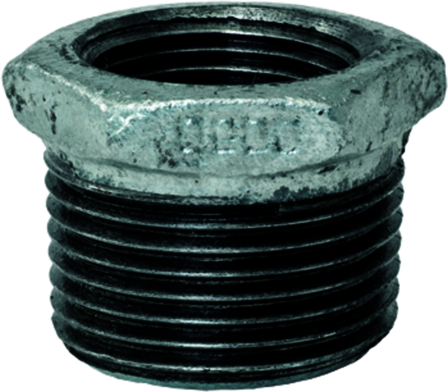 gebofittings Temperguss Gewindefittings 241 - Red.-Nippel 4" x 2", verz.