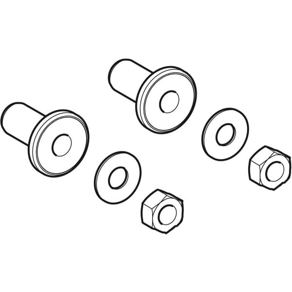 Geberit Set Schallschutzhülsen f Geberit AquaClean Mera /Sela Geberit Set Schallschutzhülsen f Geberit AquaClean Mera /Sela