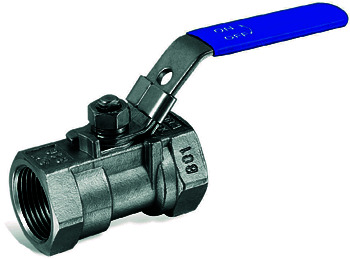 gebog316 Edelstahl Kugelhahn Typ 603 -1-tlg., reduziert, mit IG 1/2"