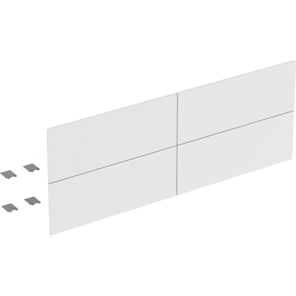 Geberit Set Schubl.-Frt für ONE US, 4 Schubl. für WT B: 135cm, weiß matt
