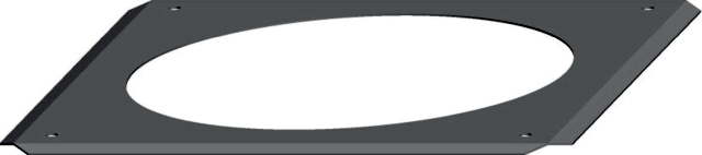 Wolf Mauerblende DN225 aus Edelstahl Wolf Mauerblende DN225 aus Edelstahl