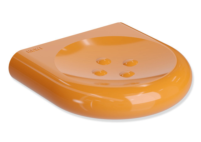 HEWI Seifenablage Ser 477, groß, mit Noppen orange