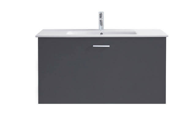 DU Möbelwaschtisch ME by Starck 830 mm mit ÜL, mit HLB, 1 HL, weiß WonderGliss