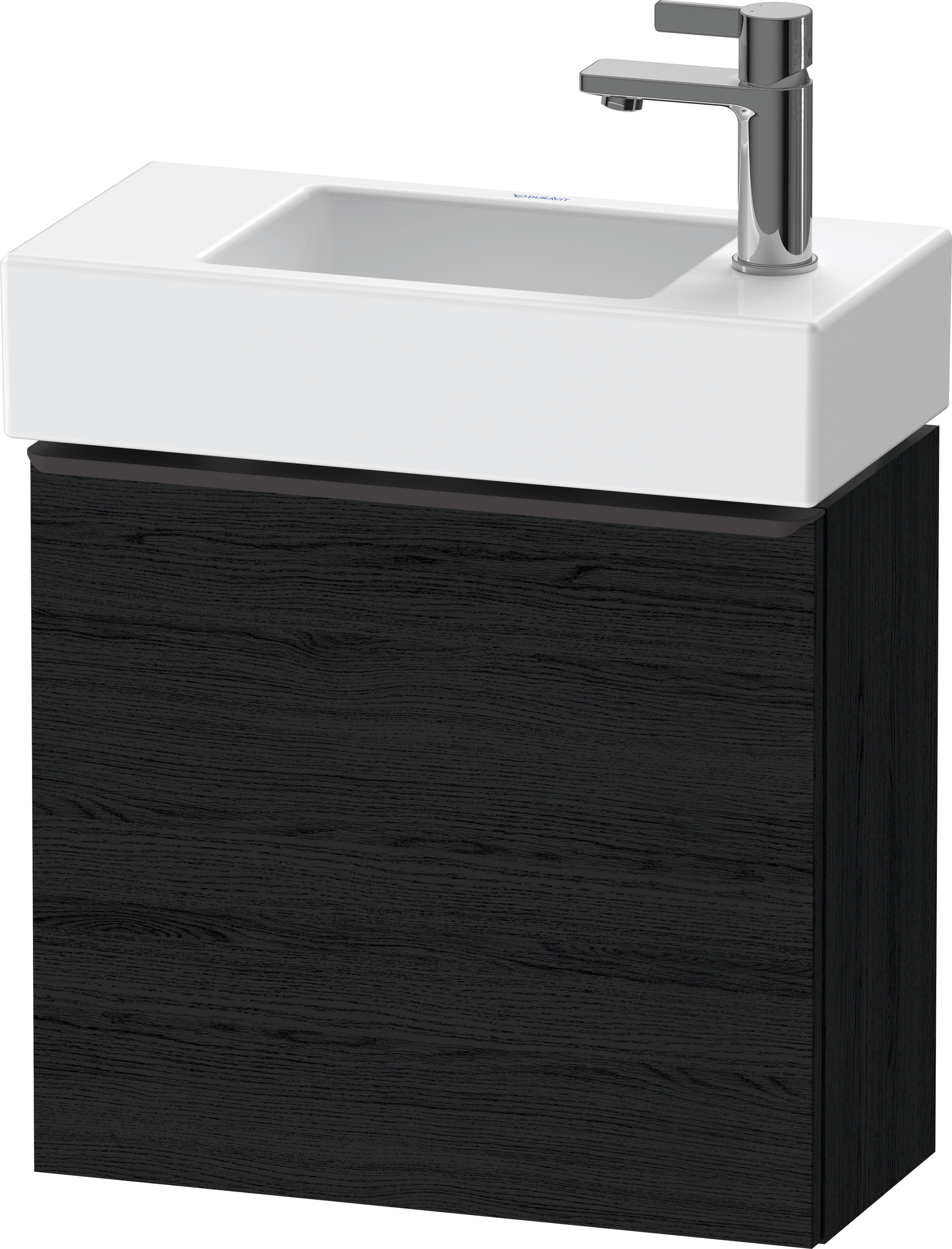 Duravit D-Neo WTU,Wdh,Tür:1,TA:LI,Gr:Dia.Schw 484x222x440mm,Eiche Schwarz Matt,Dekor