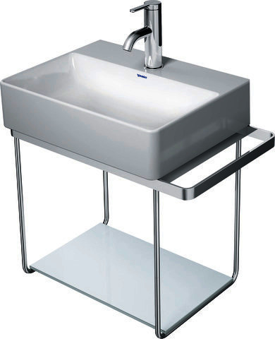 DU Glaseinleger in Metallkonsolen f. DuraSquare WT 073245, Weiß