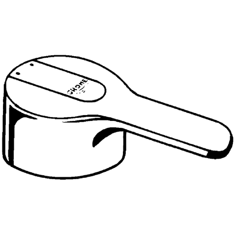 GROHE Hebel 46183 85mm für Eurodisc Einhandmischer chrom