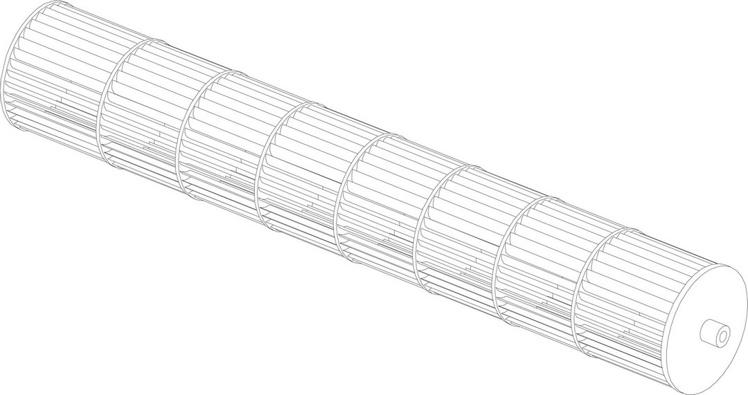 BOSCH Ersatzteil TTNR: 7739832504 Querstromrotor