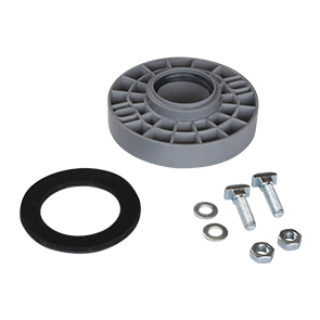 airfit Flansch-Adapter DN 75/50 aus PP, Lochabstand 100-105mm