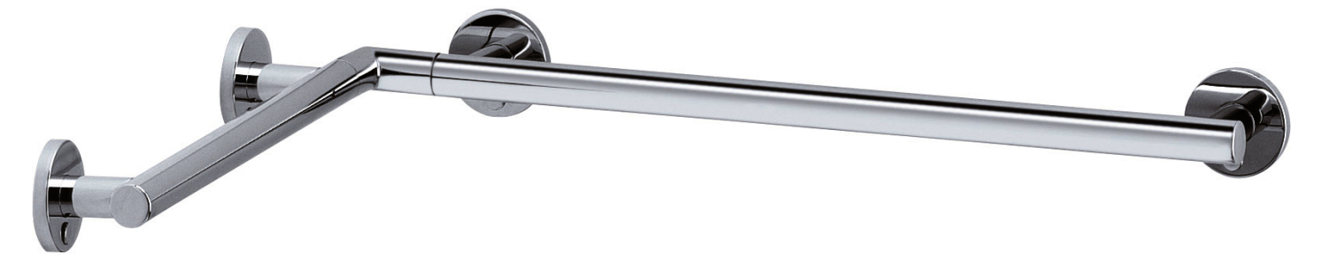 KEUCO Handlauf Plan Care 34911, für DU und BW, silber-eloxiert, 597/597 mm