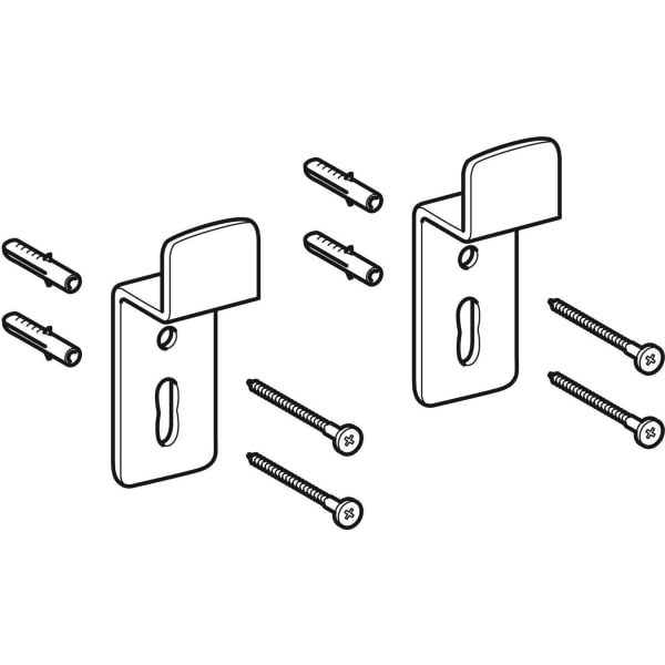 Geberit Befestigungsset für Lichtspiegel (2 Stück)