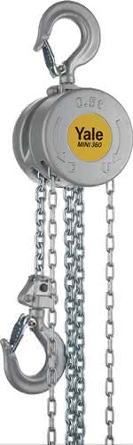 Kettenzug YaleMINI 360 Trgf.500kg Hubh.3m m.Lasthaken YALE Kettenzug YaleMINI 360 Trgf.500kg Hubh.3m m.Lasthaken YALE