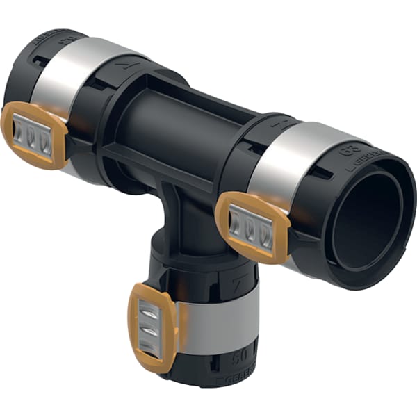 Geberit FlowFit T-Stück reduziert PPSU d63-50-63