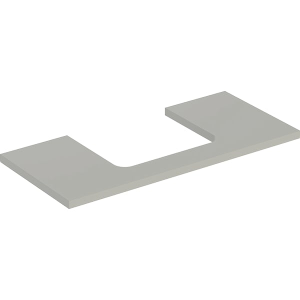 Geberit ONE WT-Platte, Ausschnitt mi. für AWT 105x3x47cm, greige matt