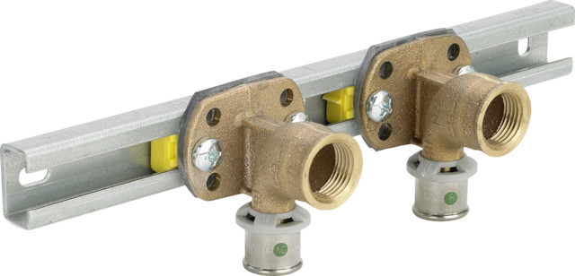 Viega Montageeinheit mit SC Sanfix 2141 in R1/2 x 16mm Rotguss